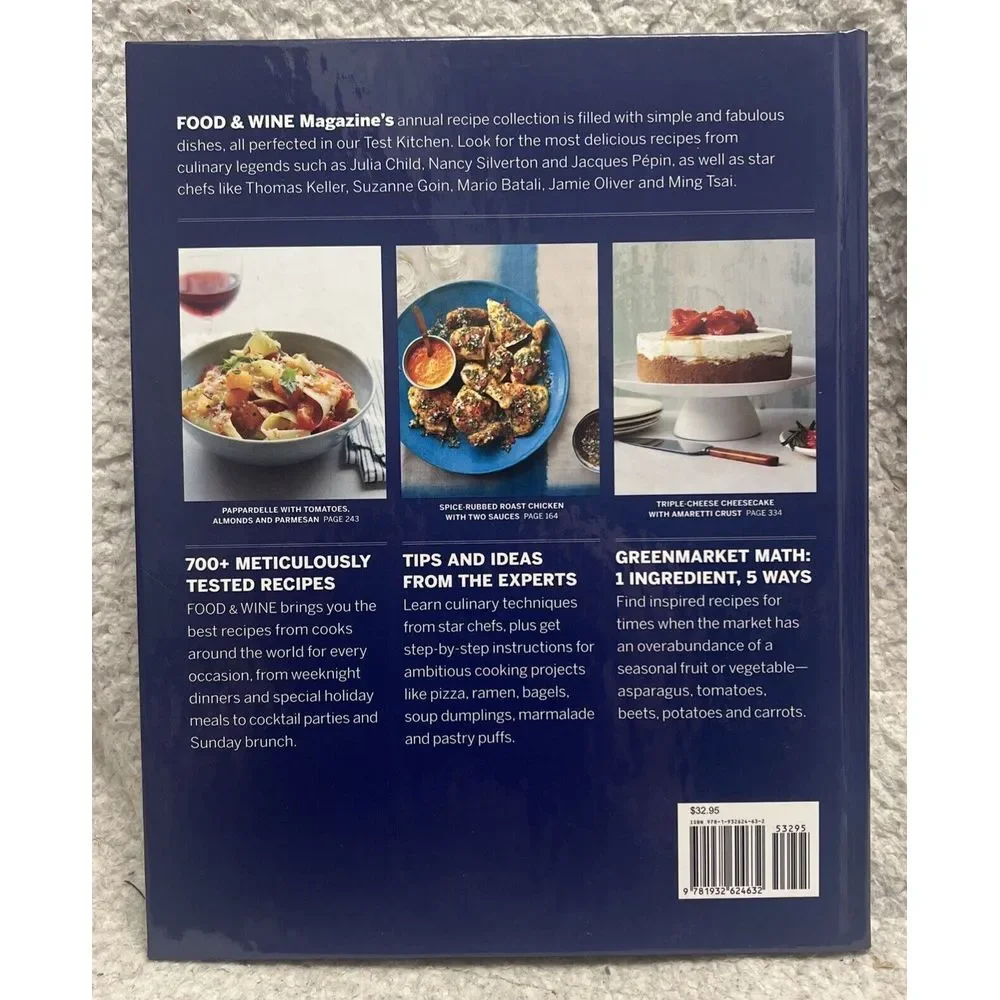 Food & Wine‎ Annual Cookbook 2014.- An Entire Year of Recipes - Like New